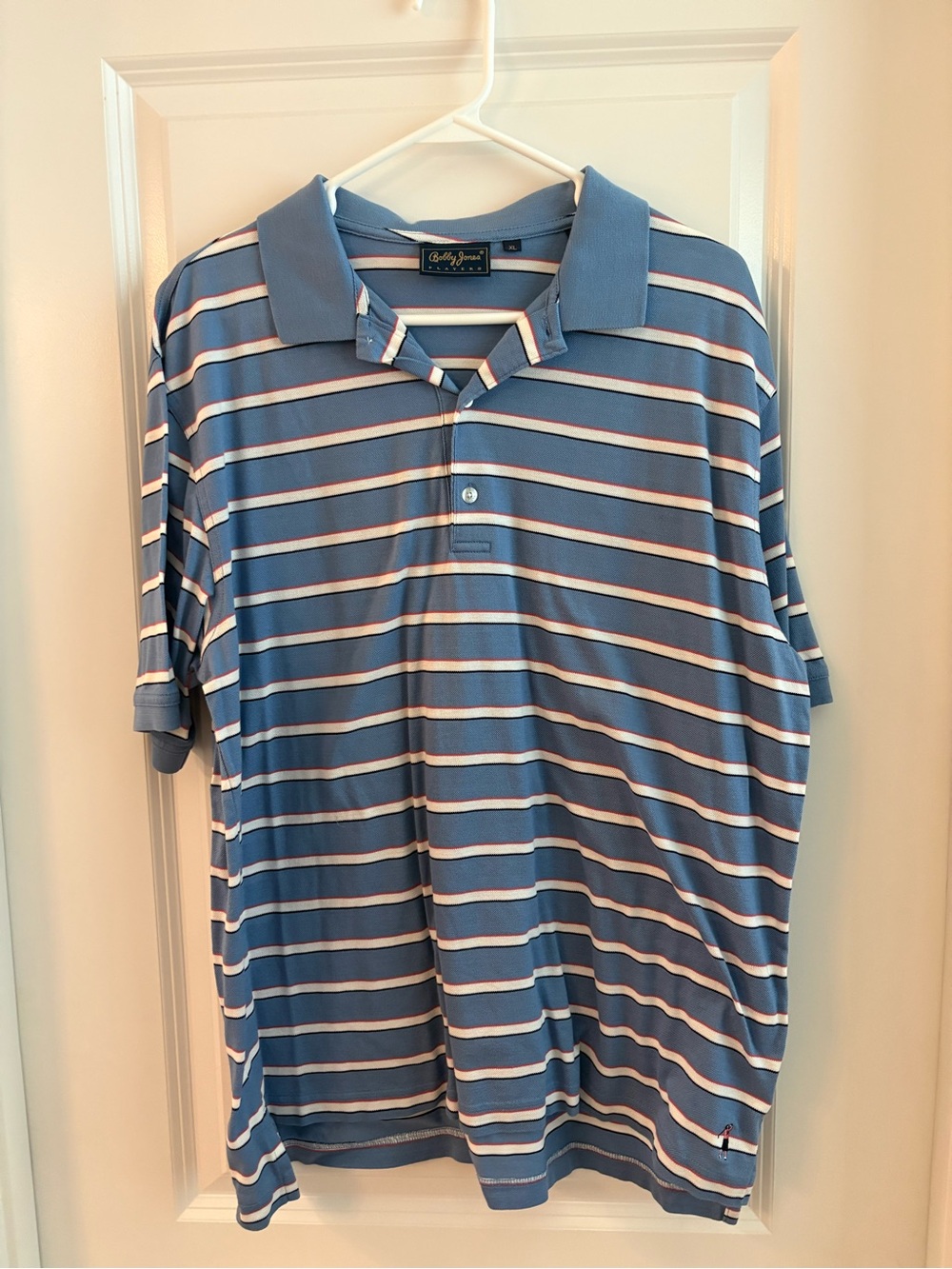 Bobby Jones Light Blue Striped Polo